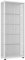 K-Möbel Vitrinenschrank 2-türig (176x67x33cm) - Made in Germany - Standvitrine Weiss mit 4 höhenverstellbaren Glasböden - Glasvitrine Stehend - Vitrine Glas - Display Cabinet
