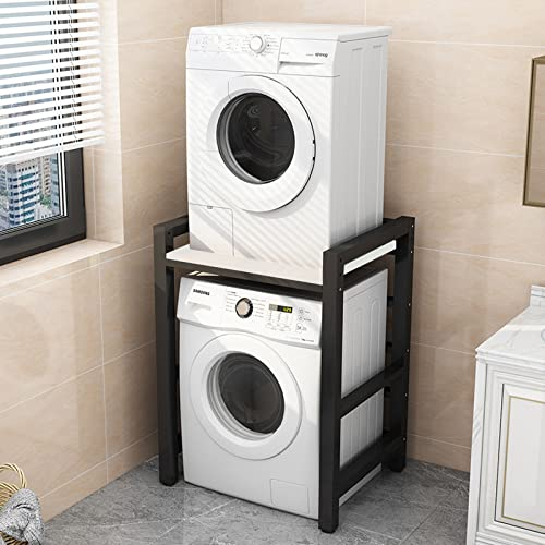 Waschmaschinenschrank Überbauschrank Waschmaschine Trockner Schrank Wäschetrockner Küche Badezimmer Regal Waschmaschinenregal Waschmaschinenüberbau Badezimmermöbel, 3 Höhenverstellbar