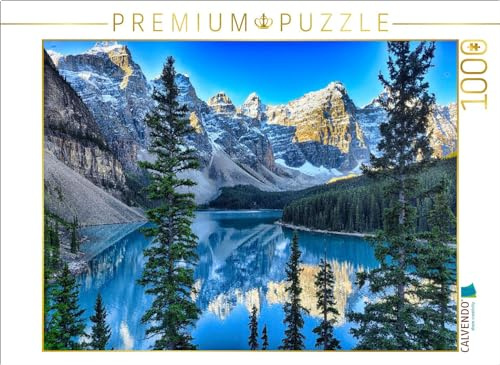 CALVENDO Puzzle Der Moraine Lake wurde 1969 sogar auf der 20-Dollar-Note im Rahmen der Scenes of Canadian Series abgebildet. | 1000 Teile Lege-Größe 64 x 48 cm Foto-Puzzle für glückliche Stunden