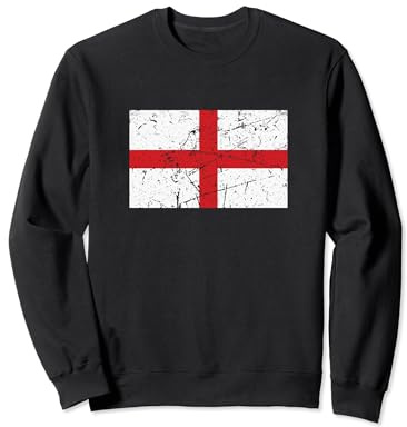 England-Flagge London Frauen Kinder Jungen Mädchen Grunge Englische Flagge Sweatshirt