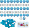 AZWOOD Self-Adhesive Metal Plates for Tonie Figures, 100pcs Strong Sticker Base for Magnets, Metal Discs Made of Stainless Steel, Tonie Figure Accessories - Decorate The Children's Room with Tonies