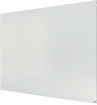 Nobo Infinity Whiteboard, Magnetische Schreibtafel ohne Rahmen, 120 x 90 cm, Direktes Zusammenfügen mehrerer Tafeln möglich, Abwischbare Wandtafel für Büro & Home Office, UV-gehärteter Stahl, 1915715