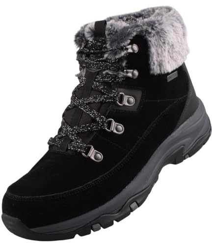 Skechers Women's Trego Ankle Boot, Noir, 39 EU