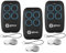 gloca 3x Telecomando Apricancello Easy Garage Auto-Apprendente 4 Canali Frequenza 433.92 Mhz NO ROLLING CODE (no codice variabile)