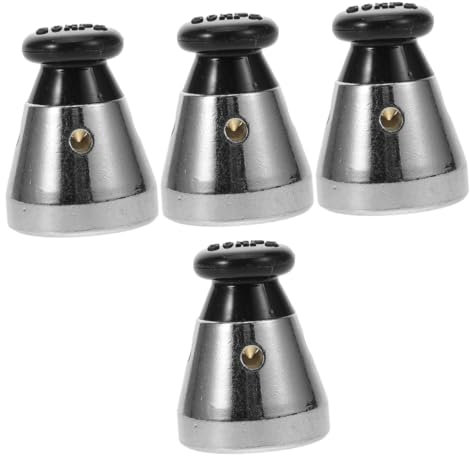 Angoily 4 Stück Zubehör Für Schnellkochtöpfe Gestell Freigeben Airline-luftfilter Zubehör Für Heißluftfritteusen Einkocher Dampfablassventil Druckventil Reise-Kabel-Organizer Black Metall