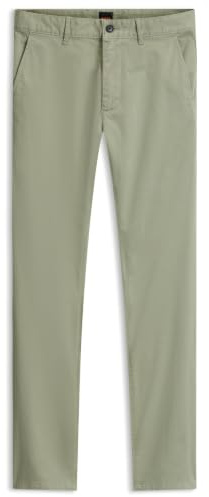 BOSS Slim-fit Hose Aus Überfärbtem Elastischem Satin