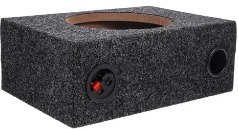 HAPINARY Subwoofer Sealed Enclosure 8 Inch Carpeted Car Subwoofer Boxes Enclosures Diy Kit