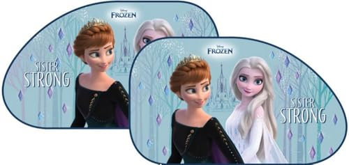 Paar trapezförmige Seitenzelte Frozen Ice 65x38 - Disney Design Autozelte für Kinder