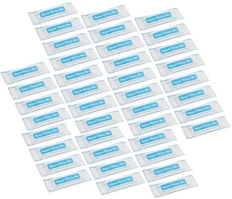 Holibanna 80pezzi Bustine Sali Nasali Salina Istantanea Per Pulizia Nasale Delicata e Protezione Naso Miscela Finemente Macinata Adatta e Adulti Pratica e Facile Da Usare