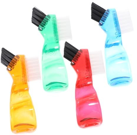 DEARMAMY 4 Sätze Zahnbürste Zahnprothesen Bürste Prothesenbürste Teilprothesenreiniger Brush Mini Erwachsene Reinigungsbürste Praktisch Prothese Für Zu Hause Plastik 4 Stück * 4