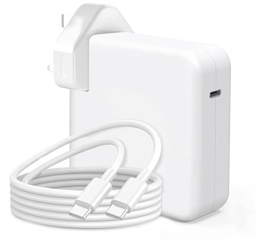 MAC-BOOK PRO Fast Charger,106W Type C Super Fast Charger,USB C Power Adapter for Mac-Book Pro 16,14 inch,Mac-Book Air 15/13 Inch,and All USB C Device,Type C UK Wall Charger with 2M USB C to C Cable