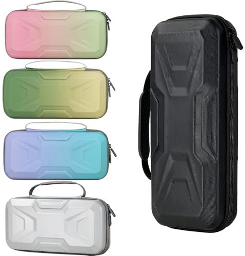 Funda de Transporte para Switch 2 Consola A Prueba de Golpes Bolso Protector de Viaje Antiarañazos Antigolpes Bolsa de Almacenamiento Maleta organizadora Caja rígida Accesorios (Azul)