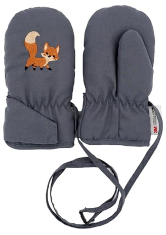 maximo MINI-Thermofausthandschuhe Stickerei, Daumen, Klettverschluß,