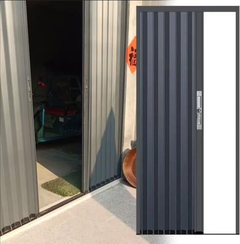 CHZDPP Portes accordéon coulissantes Personnalisables avec Cadre et clé