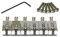 graph tech GT PG 8000 0C String Saver Classics Strat Style chrome