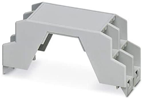 PHOENIX CONTACT ME 35 OT-MSTBO KMGY Tragschienengehäuse, Oberes Gehäuseteil für Steckverbinder mit Vorsatz, Lichtgrau, 35.2mm Breite, 99mm Höhe, 45.85mm Tiefe, 10 Stück