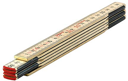 SOLA Holz-Meterstab Schwedenmeter 1 Meter Glasbirke H 1/6