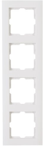 Kopp Athenis Abdeckrahmen, 4-fach, 402829063, Rein-weiß
