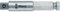 Wera 05050510001 1/2 x 75 mm 870/7 Adaptor - Silver