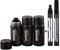 Montana Set di 3 bombolette spray da 50 ml, nero opaco, Pocket Cans + pennarello Bold da 3 mm, nero