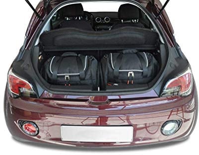 KJUST Dedizierte Kofferraumtaschen 2 stk kompatibel mit OPEL ADAM A (M13) 2012-2019