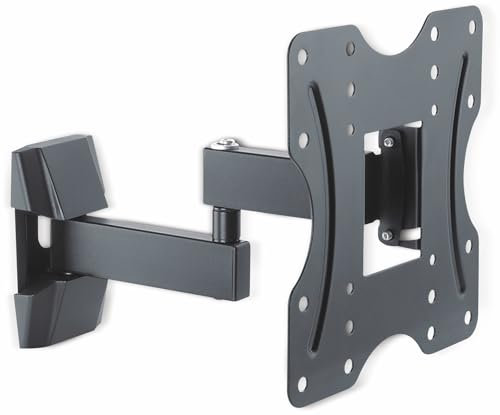 PureMounts FM11-200 Soporte de pared para TV con 58-107cm (23-42), VESA: 200x200, inclinable: 3°/-10°, orientable +/-90°, Distancia de la pared: 56-300mm, carga max: 30kg, negro