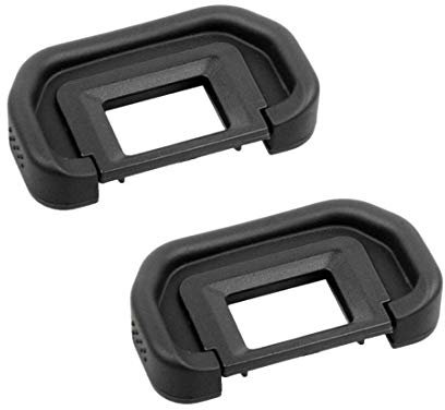 HomyWord 2 PCS Eyepiece/Eye cup/Viewfinder For Canon EOS 50D 40D 30D 20D 10D 5D Mark II 5D 5DM2 5D2 20Da 60D 6D 6D Mark II 80D 70D 60Da D60 D30 66D 300D 88D Replace Canon EB