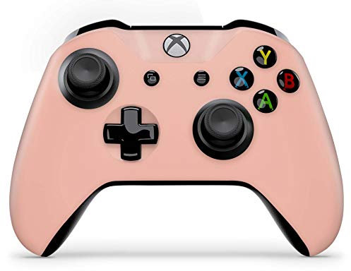 Skins4u Aufkleber Design Schutzfolie Vinyl Skin kompatibel mit Xbox One Controller Solid State Peach