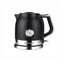 MYYINGELE Professional Classical Electric Kettle, Retro Dome Tea Kettle, Brushed Stainless Steel Fast Boiler, Auto Off and Boil Dry Protection, 1.8L Upgraded, Black