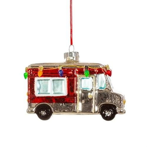 Sass & Belle Mobile Home Shaped Bauble - Hängende Weihnachtsdekoration - Mobile in Form eines Hauses - Weihnachtskugel - Mehrfarbig - Klassisch - Weihnachten