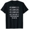 Binary Geek Funny Computer Programming Computer Science T-Shirt