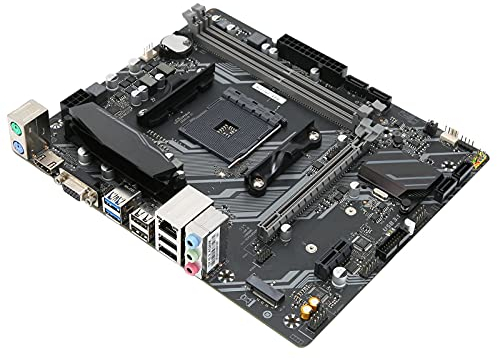 A520M Micro‑ATX-Motherboard, Dual-Channel-DDR4-Speicher USB2.0/3.0 SATA/Nvme M.2-Steckplatz VGA für Laptop