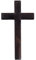 GSDGV Holzkreuz, Jesus Christus Wandkreuz, Wandmontage, Party, Meditation, Christus, Ornamente zum Basteln und als Tischdekoration (schwarz), Free Size