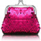 Porte-Monnaie à Paillettes Portefeuille à Sequins Bourse Scintillante Mini Poche à Monnaie pour Femmes Pochette à Paillette Porte-Monnaie à Boucle Fermoir pour Femmes Filles Enfants