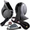 FARBIN Auto Horns Kit mit Knopf 12V LKW Horn Laute Zug Horn für Auto Elektrische Luft Horns (12V, Schneckenhorn mit Geschirr und Knopf)