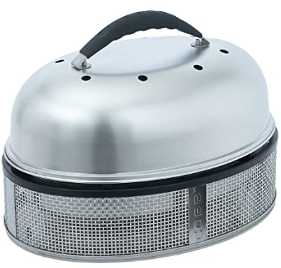 COBB Supreme Deluxe 2.0 Barbecue au charbon de bois 50 x 36 cm, avec couvercle + plaque de cuisson, grand barbecue, pour 12 personnes, barbecue de table, barbecue compact, pour barbecue/camping) 600-1