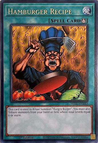 YU-GI-OH! Hamburger Rezept - WISU-EN042 - Rare - 1. Auflage