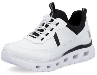 Rieker Damen Slip-On Sneaker M6062, Frauen Halbschuhe | Veganer Komfort trifft modernes Design – die Rieker EDINA Sneaker mit MemoSoft-Sohle sorgen für ein leichtes.