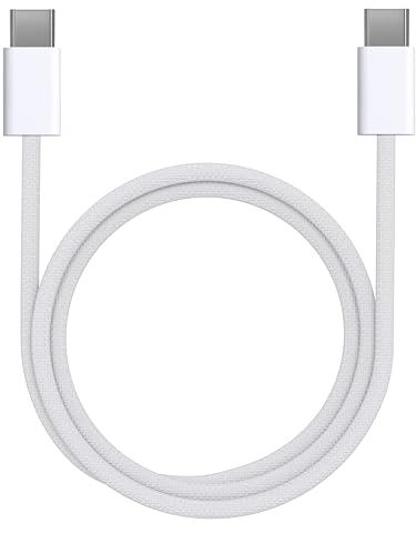 Cavo USB-C USB-C per iPhone 16/16 PLUS/16 PRO/16 PRO MAX/15/15 PLUS/15 PRO/15 PRO MAX - Cavo in nylon intrecciato 1 metro PHONILLICO