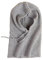 Prettystern Damen Herren 100% Kaschmir Sturmmütze Kapuzen-Schal Winter Mütze Warm Cashmere Balaklava Schlauch-Schal Mid-Grau