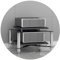 Audio-schrank, Hifi-rack, Av-regal, 1/2-stöckiger Mdf-tv-ständer – Stabiler Plattenspieler-ständer Mit Platz Für Drucker – Multifunktionales Möbel Für Home-entertain(Size:70*70*50cm(2Tier),Color:Weiß)