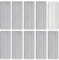 10 Microfibre Mop Pads, Washable Dry/Wet Replacement for All Spray Mops, Fit for Hardwood, Marble, Tiles, Laminate (Grey)