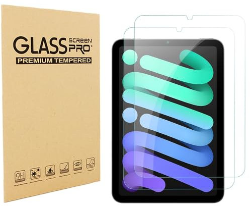 Shunwige Lot de 2 protections d'écran en verre trempé pour Apple iPad mini 1 2 3 (pas mini 4/5/6), anti-rayures, sans bulles, haute définition