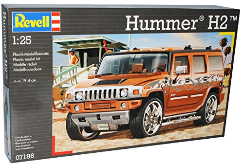Hummer H2 SUV 07186 Bausatz Kit 1/25 1/24 Revell Modell Auto mit individiuellem Wunschkennzeichen