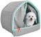 Enclosed Dog Bed With Door - Enclosed Dog Bed For Small Dogs With Door,Soft Autumn Winter Pet Cave Beds For Small Dogs Four Seasons