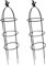 JNJOOD Treillis pour plantes grimpantes, treillis de jardin, support pour plantes grimpantes, support pour fleurs, tour pour plantes, 2 pièces (C)