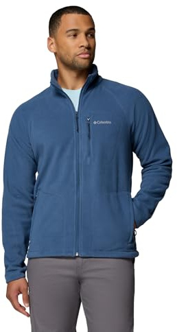 Columbia Fast Trek 2 - Giacca in pile da uomo con zip intera, Dark Mountain, L