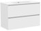 Baikal Mueble de Baño Klay. Mueble MONTADO. 2 Cajones Suspendido con Lavabo. Armario de Baño. Lavabo Ceramico. 100cm Blanco.