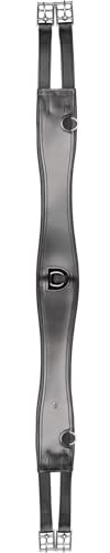 WALDHAUSEN Ledersattelgurt Sleek, schwarz, 125 cm
