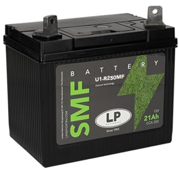 Landport 12V 22Ah 896 R250MF U1 Lawn Mower Battery for Sit On Mower, Mini Tractor, Ride On Mower, Garden Utility Vehicle
